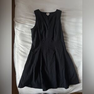 Black V Neck Cocktail Dress